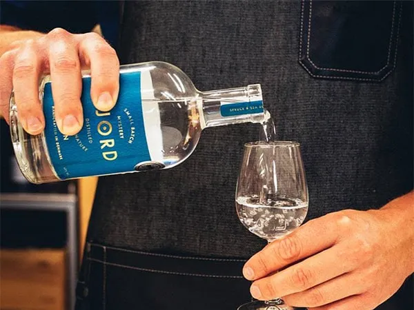 Ginsmagning på Njord Gin Distillery