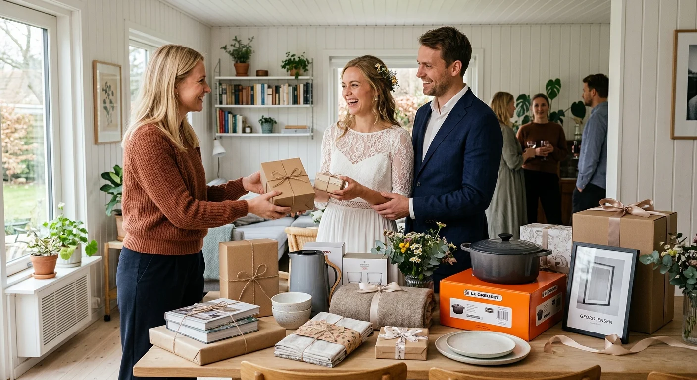 Bryllupsgaver i forskellige prisklasser — fra personlige til luksuriøse