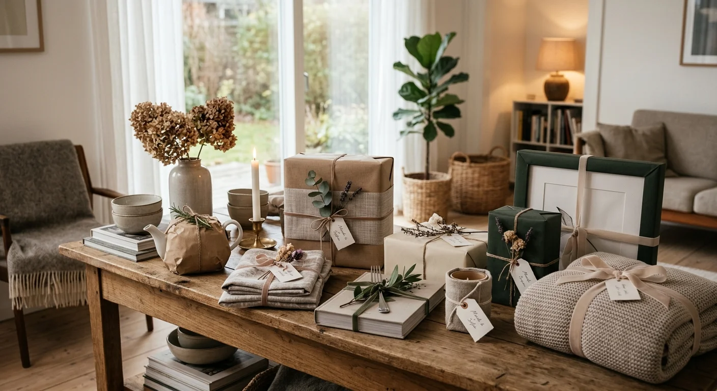 Billige men gennemtænkte bryllupsgaver med smuk indpakning