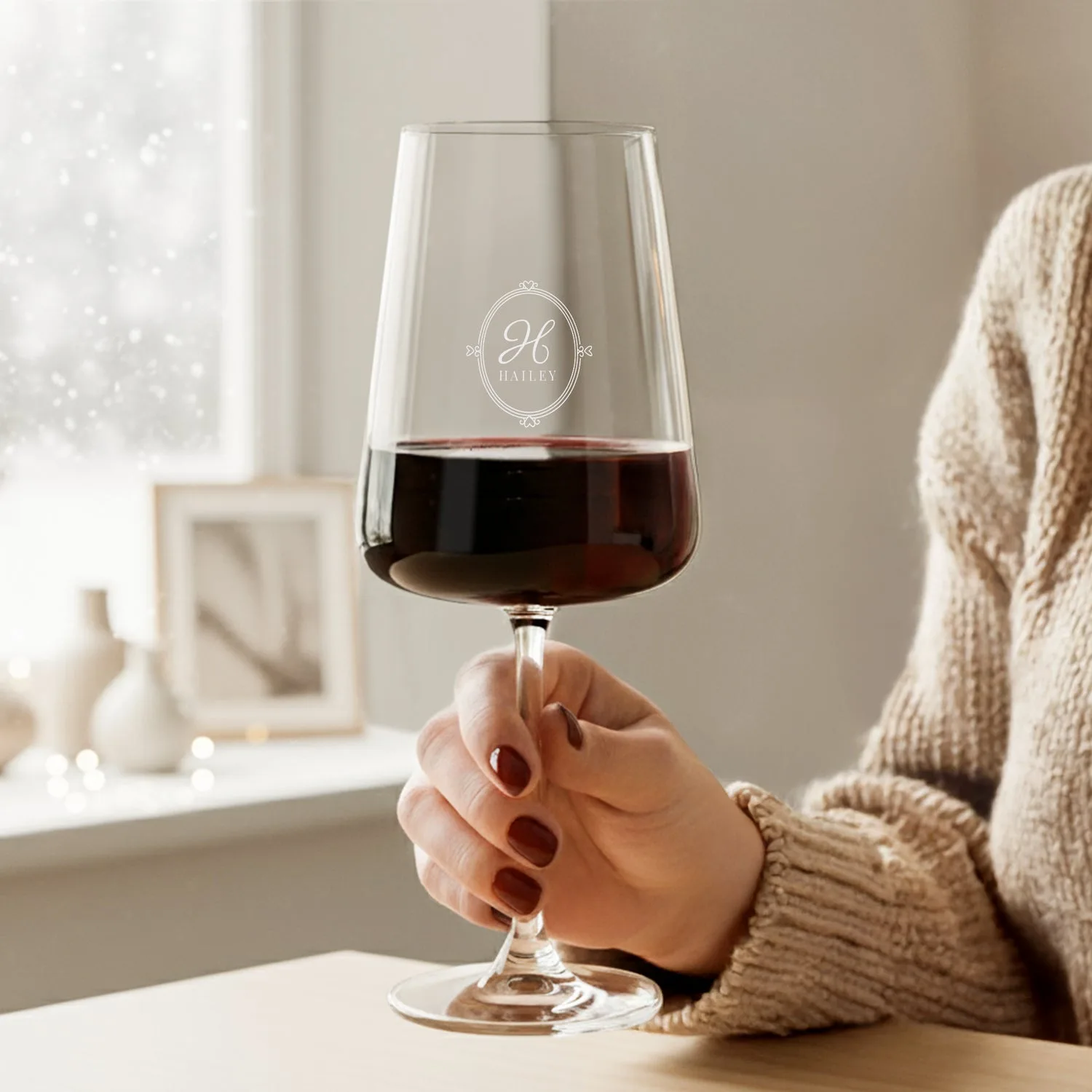 6 personlige vinglas fra YourSurprise.dk — julegave til svigerforældre