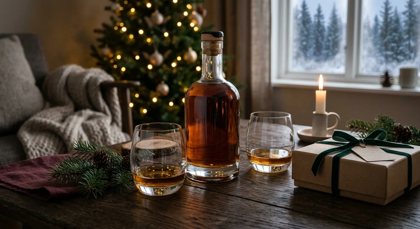 Julegave til svigerfar — whisky og grillgave