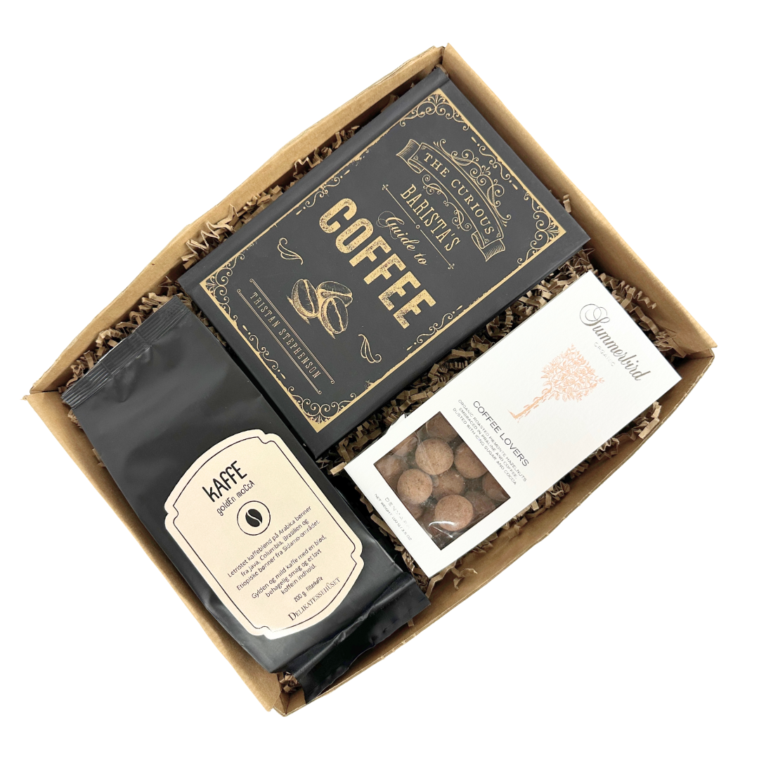 Gave til kaffeelskeren | Med kaffe-bog — gave fra Gaestus